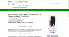 Desktop Screenshot of albuquerquefloorwaxing.com